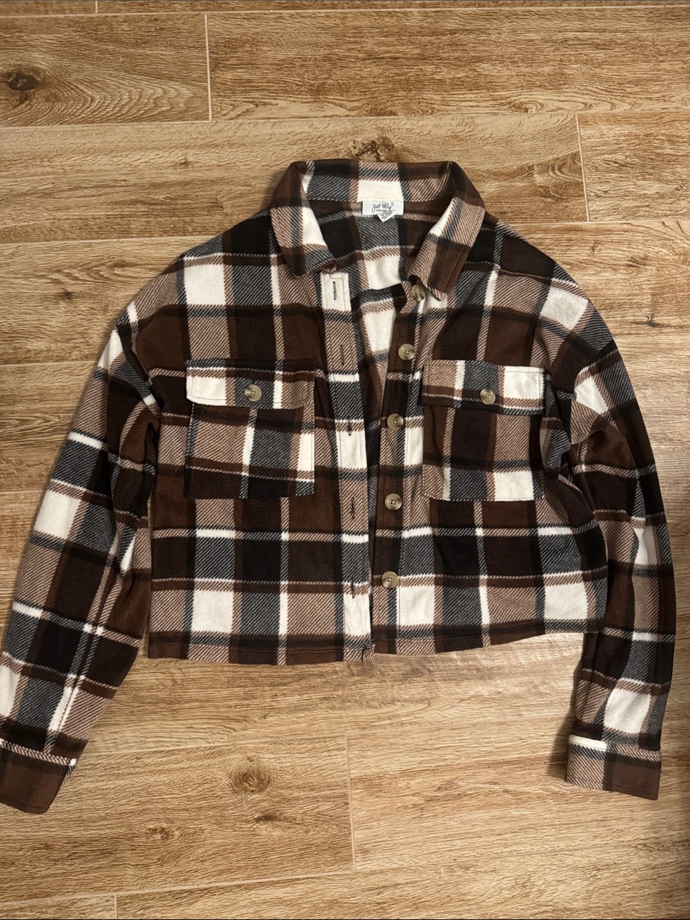 Plaid Button-Up Shacket (Very Soft Flannel)